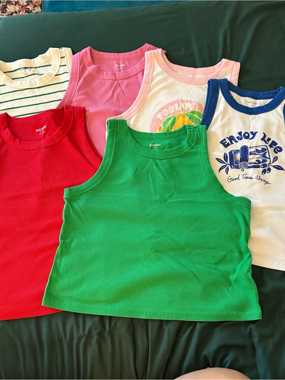 Old Navy Ribbed Tank Tops